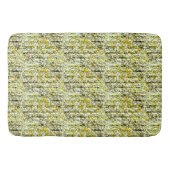 Geel goud en zwarte Cheetah printplaat Badmat (Voorkant)