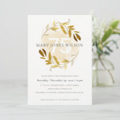 GEEL GOUD FAUNA WREATH ELKE 75 MILJOEN JAAR KAART (Staand voorkant)