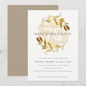 GEEL GOUD FAUNA WREATH ELKE 75 MILJOEN JAAR KAART (Voorkant / Achterkant)