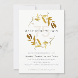 GEEL GOUD FAUNA WREATH ELKE 75 MILJOEN JAAR KAART