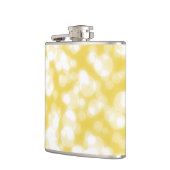 Geel goud Glitter Faux folie Confetti Heupfles (Links)