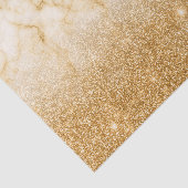 Geel Goud Glitter look Fading ombre Marmer Tissuepapier (Detail)