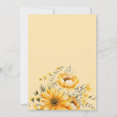 Geel Goud Meisje Prinses Tiara Bloemen Zoet 16 Kaart (Achterkant)