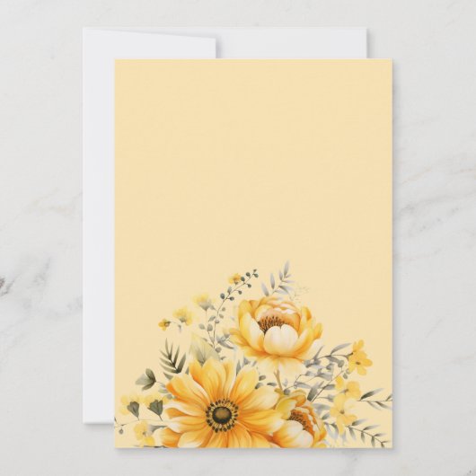 Geel Goud Meisje Prinses Tiara Bloemen Zoet 16 Kaart (Achterkant)