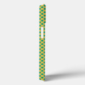 Geel goud met Emerald Green Polka Dots STaylor Case-Mate iPhone Case (Achterkant / Rechts)