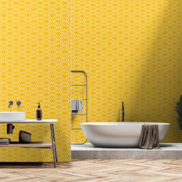 Geel-Goud Nieuwe Tribal Custom Wallpaper Behang