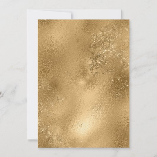 Geel Goud & Om het even welke Kleur Achtergrond Pl Kaart (Achterkant)