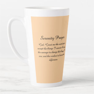 Geel Goud Oranje Engel Serenity Gebed Latte Mok