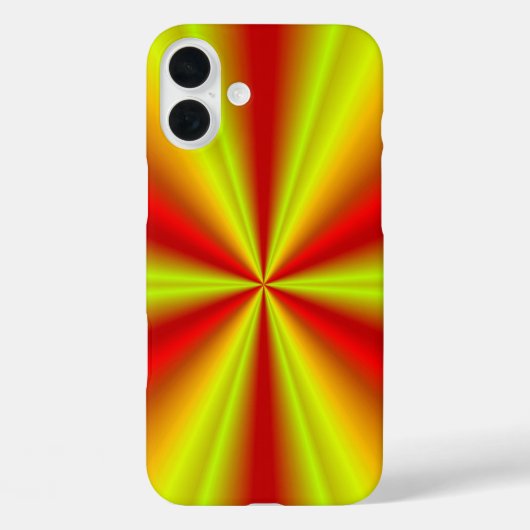 Geel Goud Rode Regenboog Case-Mate iPhone Case (Achterkant)