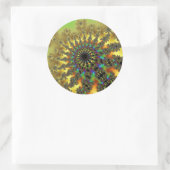 Geel goudblaasje Grote Stickers (Tas)