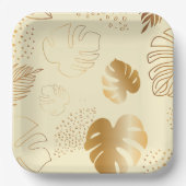 Geel goudblad, bord (Voorkant)