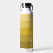 GEEL GOUDE KLEUR STRIPE LIJN PATRONAAM WATERFLES (Voorkant)