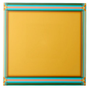 geel-gouden kleur, caleidoscoop lijst, tegeltje