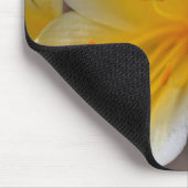 Geel Gouden Lelie Tuin Bloemen Muismat (Hoek)