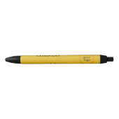 Geel Gouden Pen met Monogram (Voorkant)
