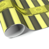 geel gouden ster met naakte omhulling papier (Rol Hoek)