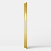 Geel Gouden Zonnebloem Bloemend Monogram naam Case-Mate iPhone Case (Achterkant / Rechts)