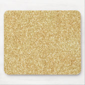 Geel goudglitter muismat (Voorkant)