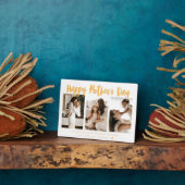 Geel goudkalligrafie 3 Fotomoederdag Fotoplaat (Zijkant)