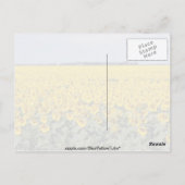 Geel goudveld van de zonnebloemen, Manitoba-bloem Briefkaart (Achterkant)