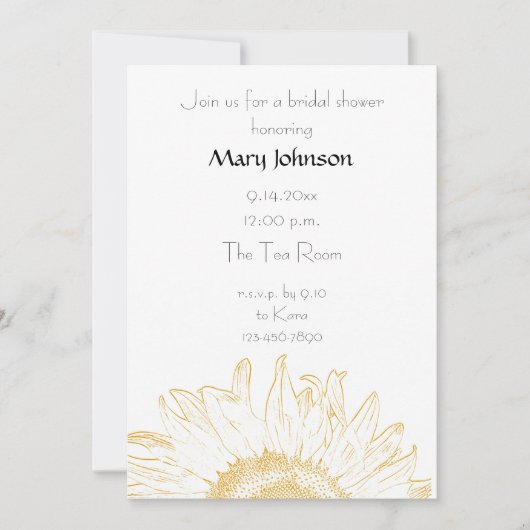 Geel grafisch Vrijgezellenfeest Kaart (Voorkant)