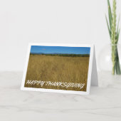 Geel graslandschap kaart (Voorkant)