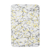 Geel grijs Abstract Badmat (Voorkant Verticaal)