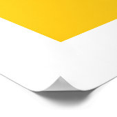 Geel grijs Abstract Sierkussen Poster (Hoek)