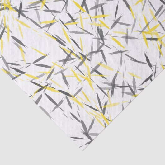 Geel grijs Abstract Tissuepapier (Detail)