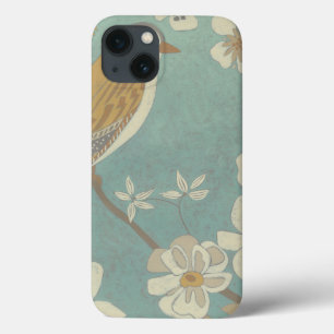 Geel, grijs en beige vogel op een bijkantoor Case-Mate iPhone case