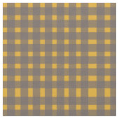 Geel grijs Gingham Pattern Stof (Close Up)