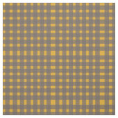 Geel grijs Gingham Pattern Stof (Swatch)