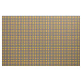 Geel grijs Gingham Pattern Stof (Fat Quarter)
