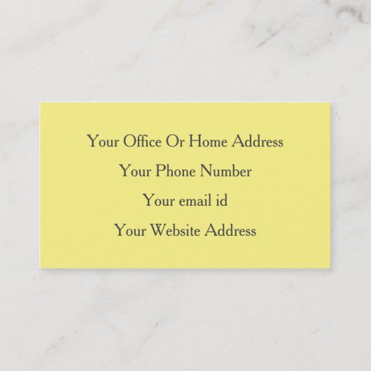 Geel grijs haar en make-up modern 2022 visitekaartje (Achterkant)