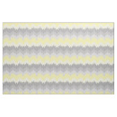 Geel grijs Ombre Chevron Zigzag Stof (Yard (91,4 cm))