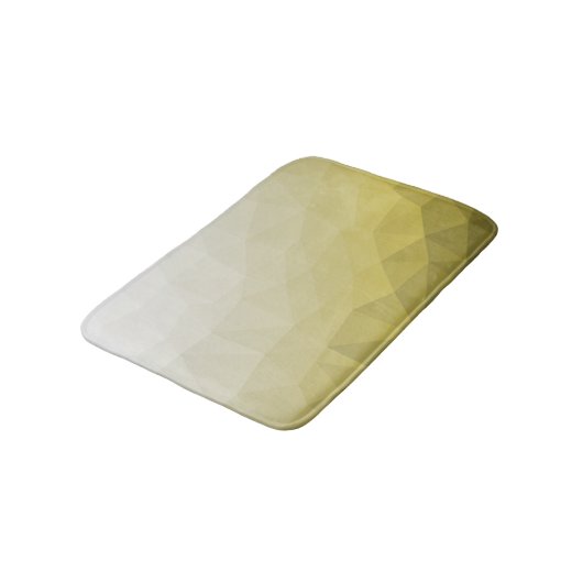Geel grijs ombre Mach cool elegant Patroon Badmat (Gekanteld)