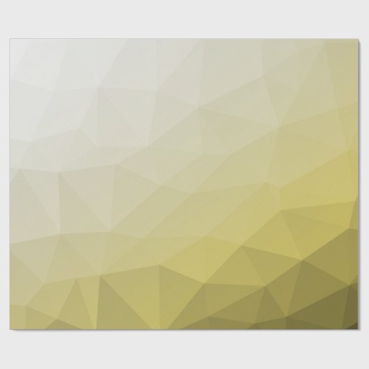 Geel grijs ombre Mach cool elegant Patroon Cadeaupapier (Vlak)