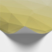 Geel grijs ombre Mach cool elegant Patroon Cadeaupapier (Hoek)