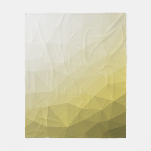 Geel grijs ombre Mach cool elegant Patroon Fleece Deken (Voorkant)