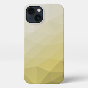 Geel grijs ombre Mach cool elegant Patroon iPhone 13 Hoesje