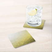 Geel grijs ombre Mach cool elegant Patroon Kartonnen Onderzetters (Insitu)