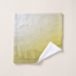 Geel grijs ombre Mach cool elegant Patroon Washandje