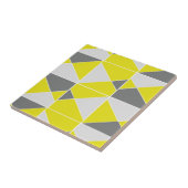 Geel grijs patroon tegeltje (Zijkant)