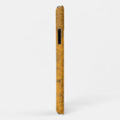 geel grijs textuur Hoesje-Mate Barely Daar Case-Mate iPhone Case (Achterkant/rechts)