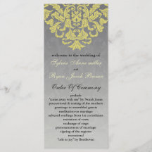 "geel grijs" Trouwprogramma