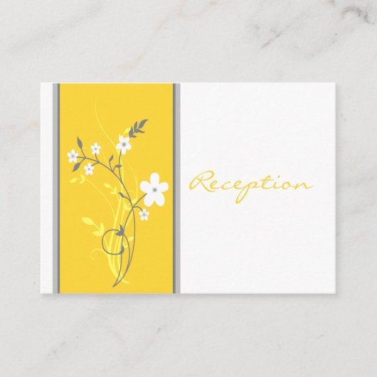 Geel grijs witte Kaart voor ontvang van flessen (Voorkant)