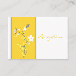 Geel grijs witte Kaart voor ontvang van flessen