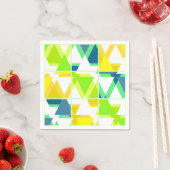 Geel groen abstract servetten (Insitu)