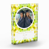 Geel Groen Afstuderen Foto Keepsake Gift (Links)