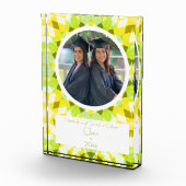 Geel Groen Afstuderen Foto Keepsake Gift (Rechts)